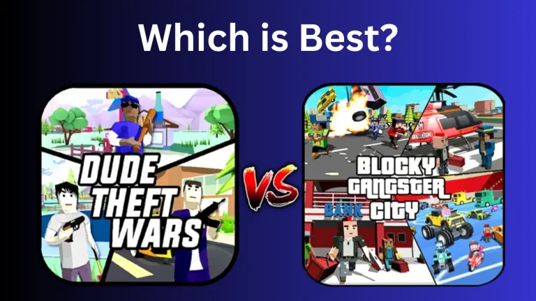 What is Dude Theft Wars and Blocky Dude Gangster Auto City